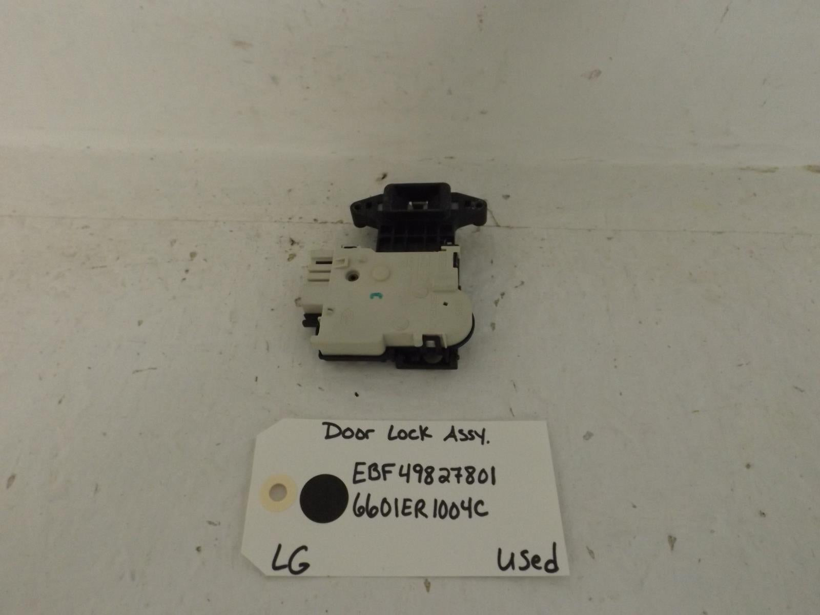 LG Washer EBF49827801 6601ER1004C Door Lock Assy Used LG Washer EBF49827801 6601ER1004C Door Lock Assy Used